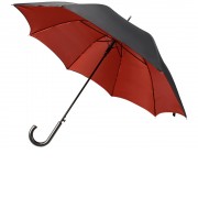 Зонт-трость полуавтоматический двухслойный