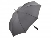 Зонт-трость 7560 Alu с деталями из прочного алюминия, полуавтомат, серый