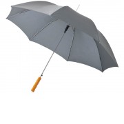 Зонт-трость Lisa полуавтомат 23, серый