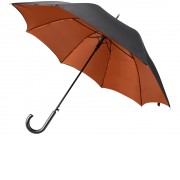Зонт-трость полуавтоматический двухслойный