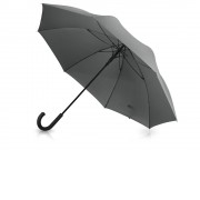 Зонт-трость Lunker с большим куполом (d120 см), серый