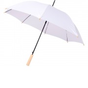 23-дюймовый автоматический зонт Alina из переработанного ПЭТ-пластика, белый