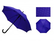 Зонт-трость полуавтомат Wetty с проявляющимся рисунком, синий