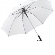 Зонт-трость 7399 Alugolf полуавтомат, белый/титан