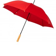 23-дюймовый автоматический зонт Alina из переработанного ПЭТ-пластика, красный