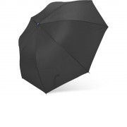 Зонт трость HARUL, полуавтомат, черный