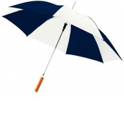 Зонт-трость Lisa полуавтомат 23, темно-синий/белый