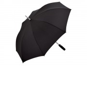 Зонт-трость 7560 Alu с деталями из прочного алюминия, полуавтомат, черный