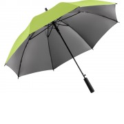Зонт-трость 1159 Double face полуавтомат, лайм/серый