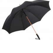Зонт-трость 7399 Alugolf полуавтомат, черный/медный
