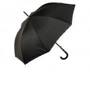 Зонт-трость полуавтоматический Ferre Milano, черный