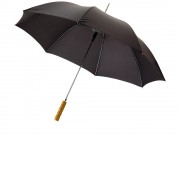Зонт-трость Lisa полуавтомат 23, черный (Р)