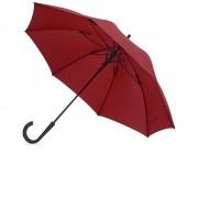 Зонт-трость Bergen, полуавтомат, бордовый