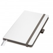 Ежедневник Arctic недатированный, белый/темно-серый