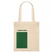 Подарочный набор Lite, зеленый (шоппер, блокнот, ручка)