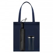 Подарочный набор Levante, синий (зонт, термокружка, шоппер)