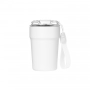 Термокружка вакуумная Monaco, белая