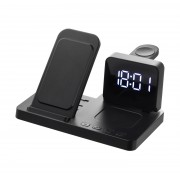 Зарядная станция с часами 4в1 15W Magnum